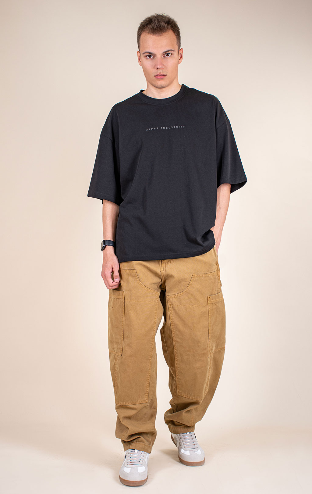 Футболка ALPHA INDUSTRIES BASE T black 