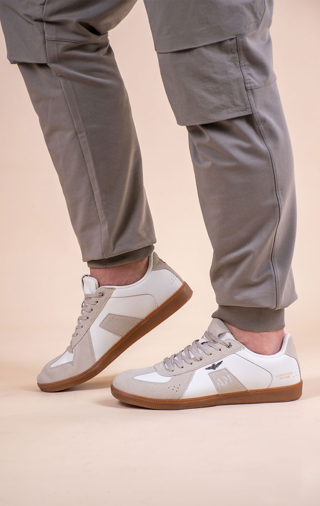 Кроссовки AERONAUTICA MILITARE (SC 0315) SS 26/CN off white 