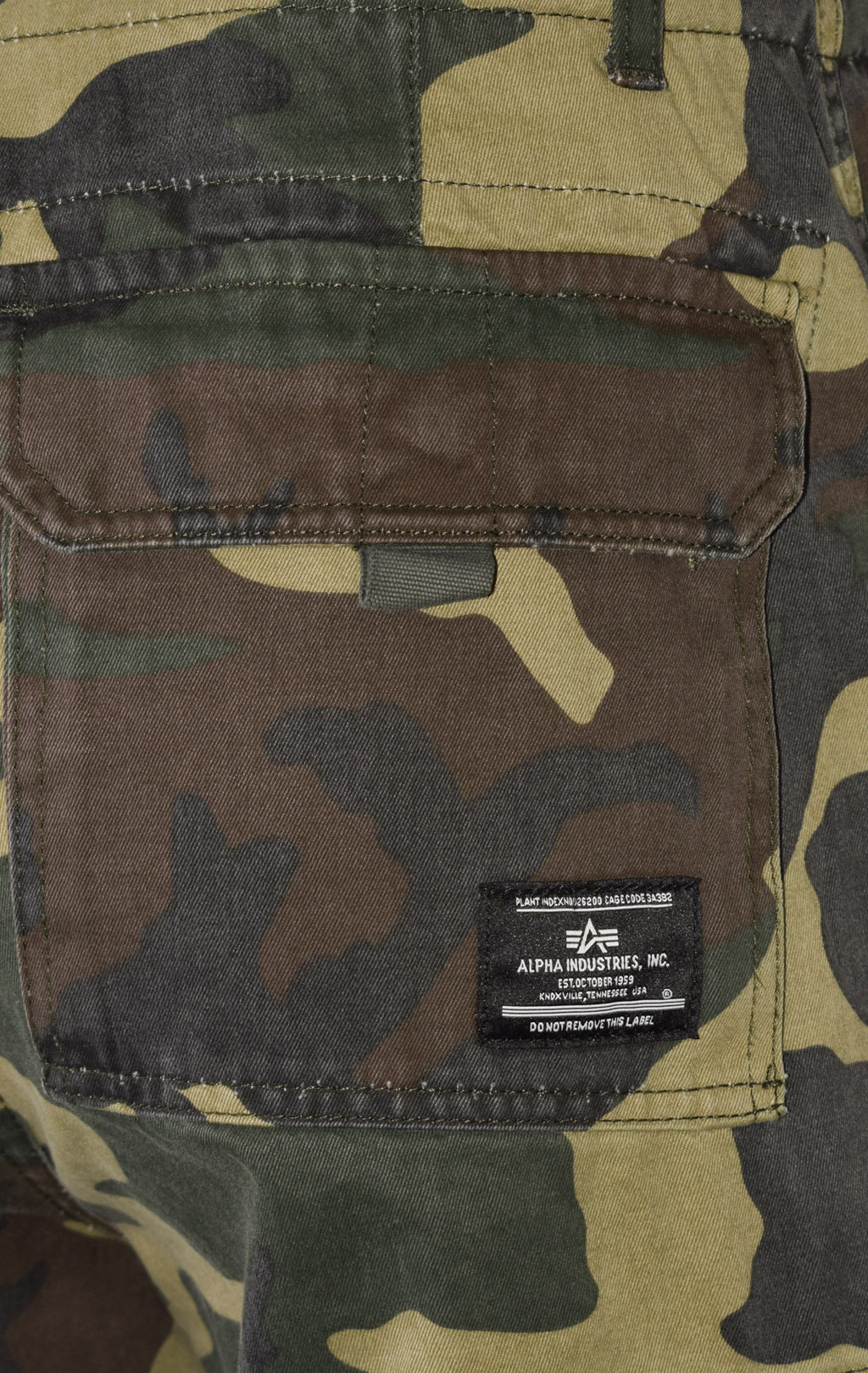 Шорты карго ALPHA INDUSTRIES JET US SS 23 camo woodland 