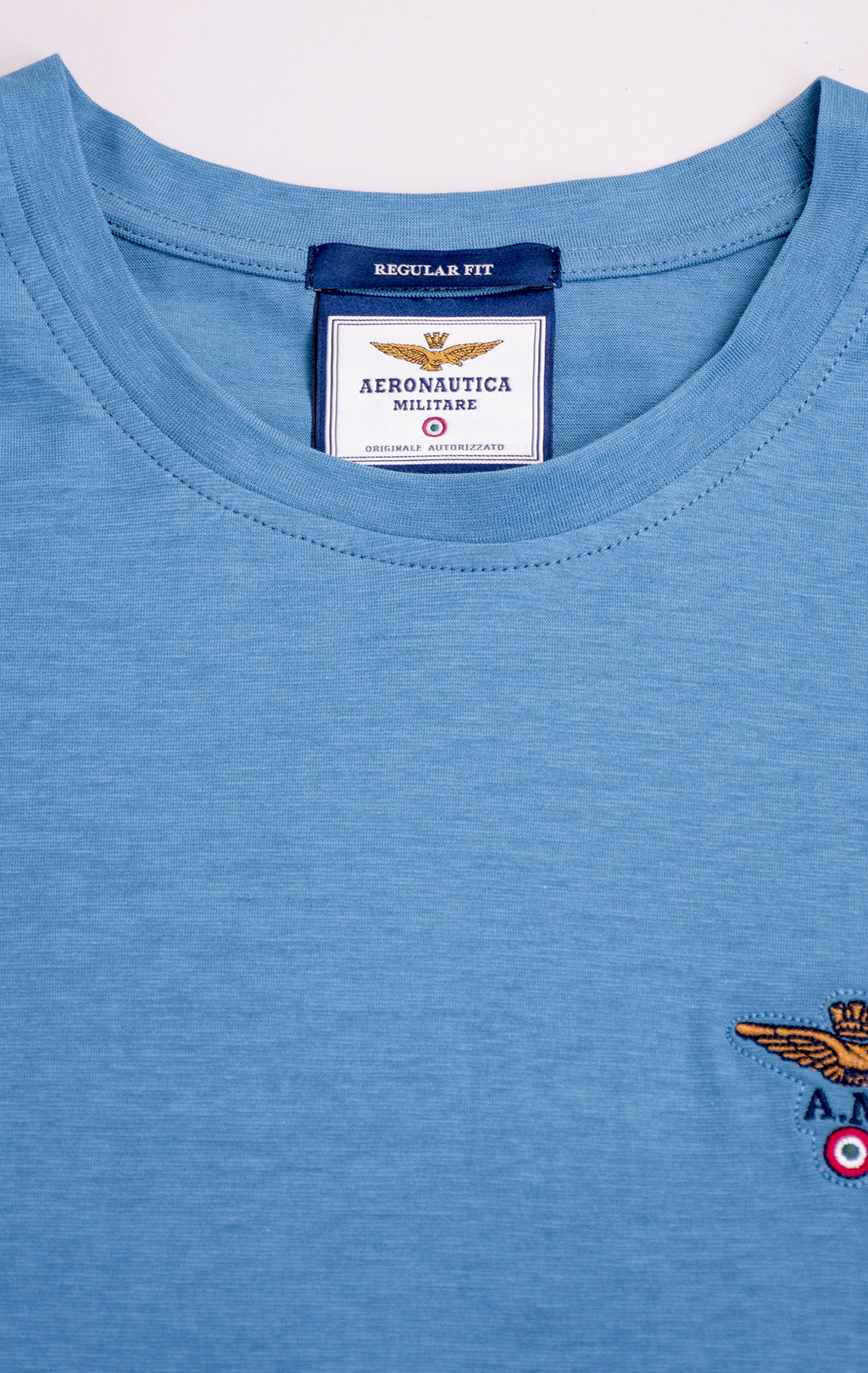 Футболка AERONAUTICA MILITARE SS 26/TR dusty blue (TS 2509) 