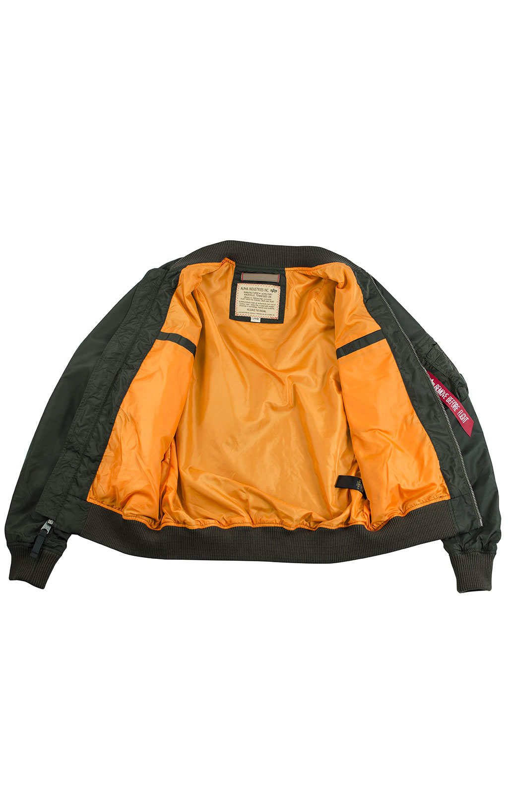 Ветровка-бомбер ALPHA INDUSTRIES MA-1 TT big size rep. grey 
