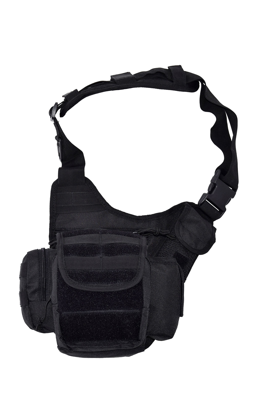 Сумка через плечо тактическая Mil-Tec Sling Bag Multifunction 18x10x20 black 