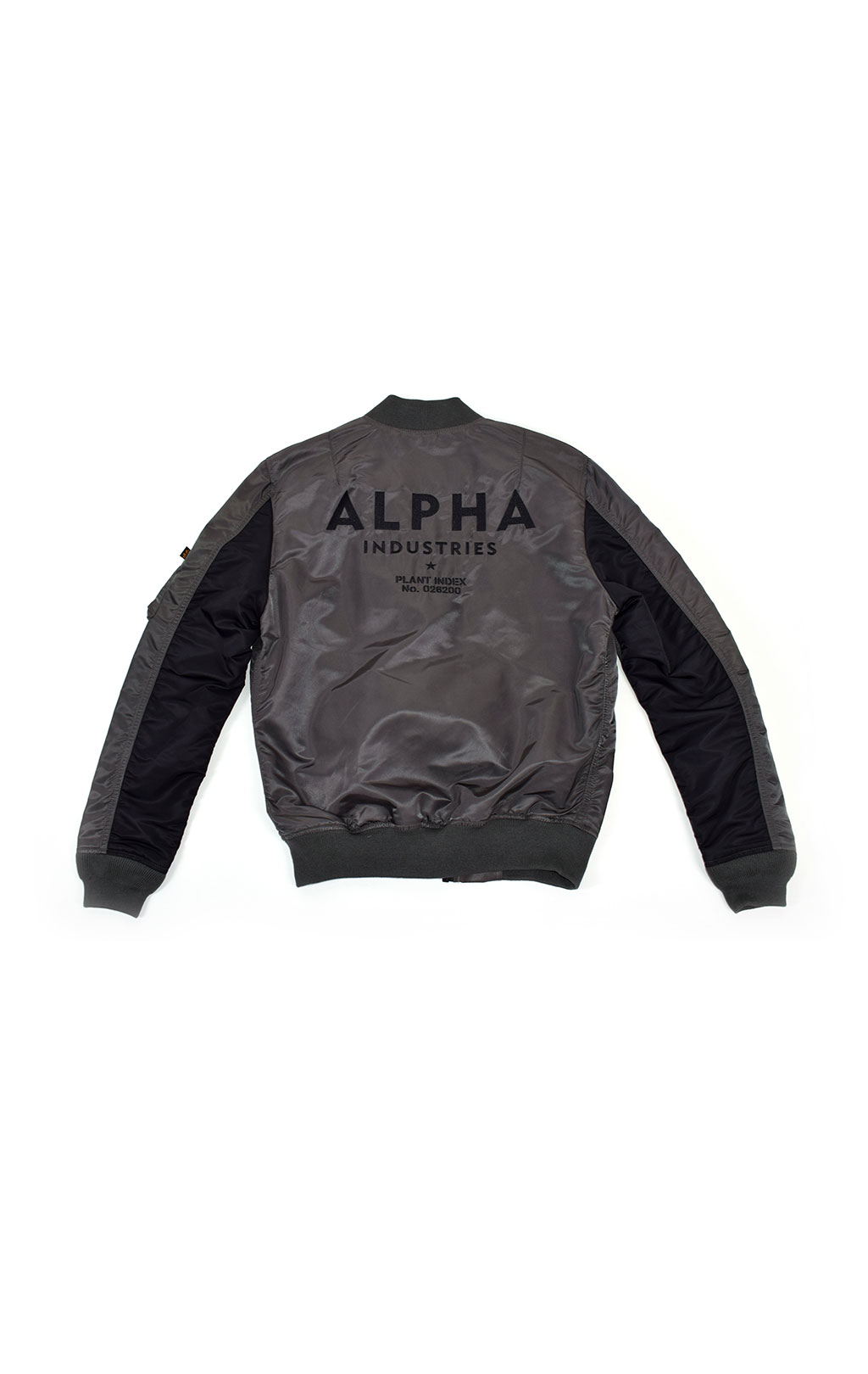 Ветровка-бомбер ALPHA INDUSTRIES MA-1 TT CUSTOM greyblack 