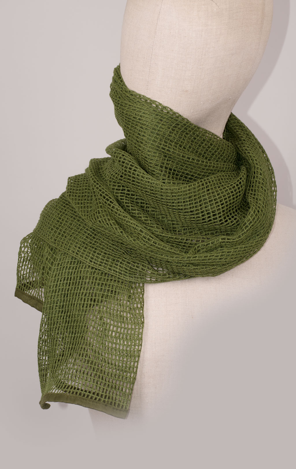 Шарф-сетка SABADO 190х90 olive w-9409 