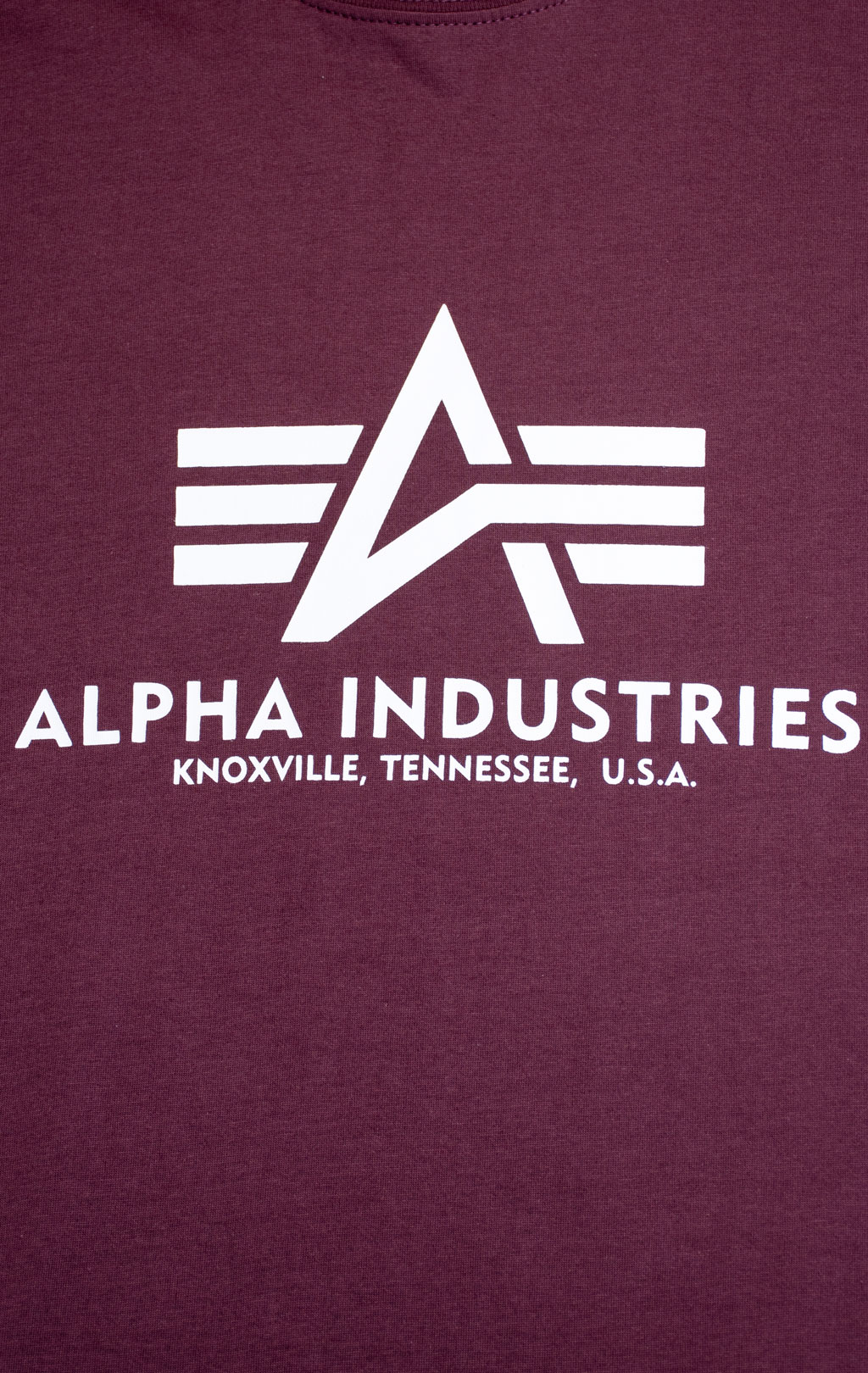 Футболка ALPHA INDUSTRIES BASIC T deep maroon 