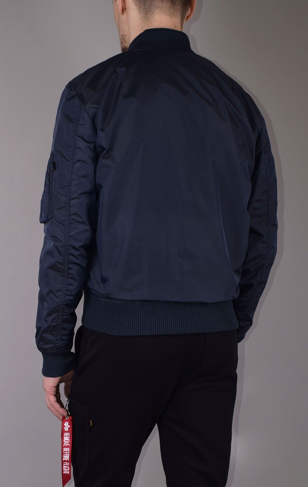Ветровка-бомбер ALPHA INDUSTRIES MA-1 TT big size rep. blue 