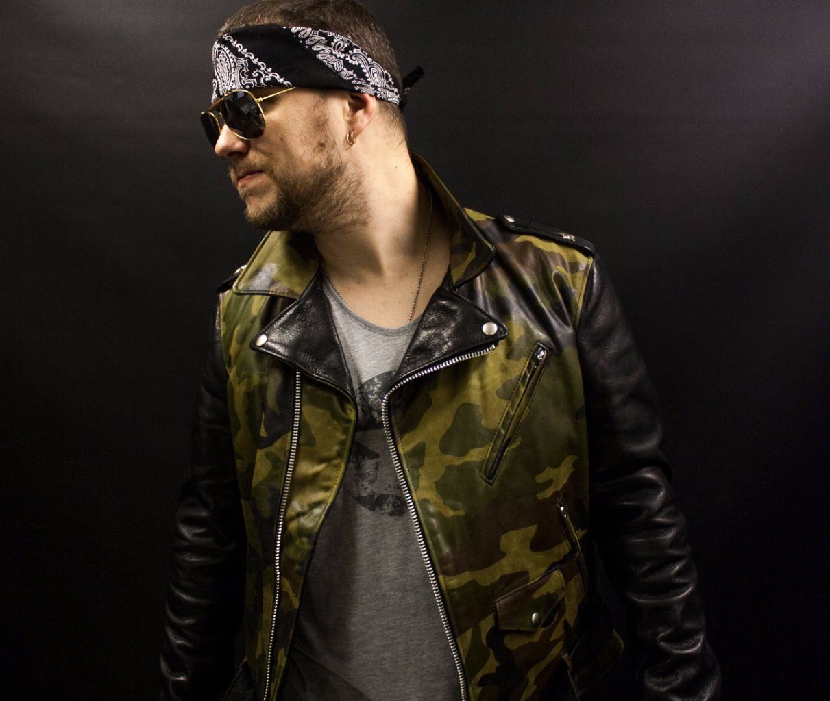 Куртка-косуха SCHOTT NYC MOTORCYCLE JCT кожа camo olive (611UST) фото 1 Куртка-косуха SCHOTT NYC MOTORCYCLE JCT кожа camo olive (611UST) фото 1