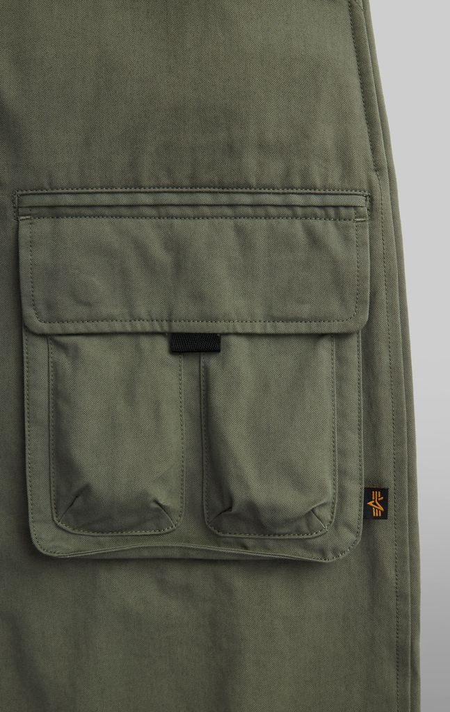 Брюки-карго ALPHA INDUSTRIES OVERSIZED TACTICAL PANT FW 24/25 field grey фото 9