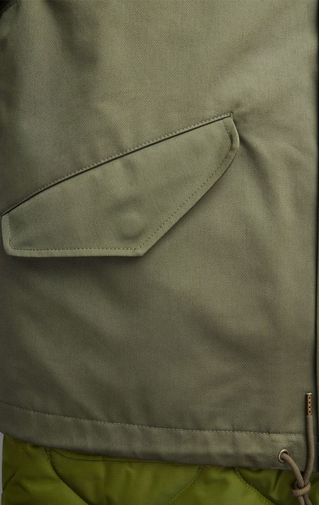 Куртка ALPHA INDUSTRIES LONG LINER M-65 FW 24/25 OG-107 green фото 5