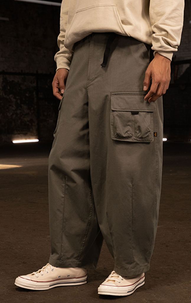 Брюки-карго ALPHA INDUSTRIES OVERSIZED TACTICAL PANT FW 24/25 field grey фото 2