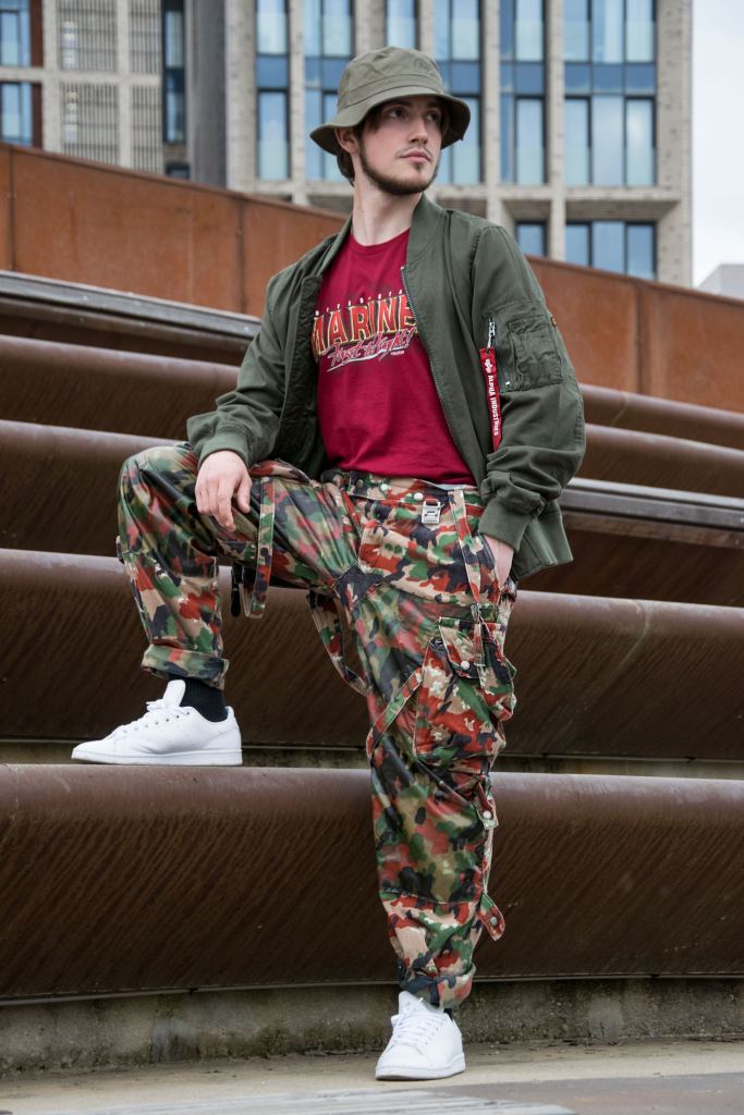 Ветровка-бомбер Alpha Industries ветровка хлопок