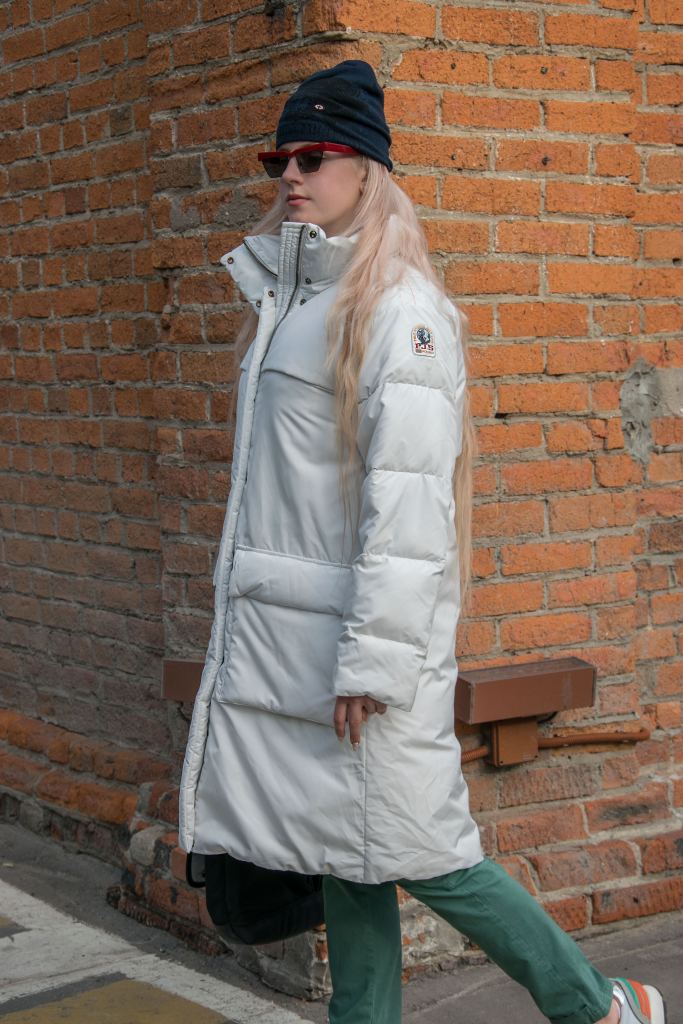 Женское пальто утеплённое PARAJUMPERS KAISHA FW 20/21 off white