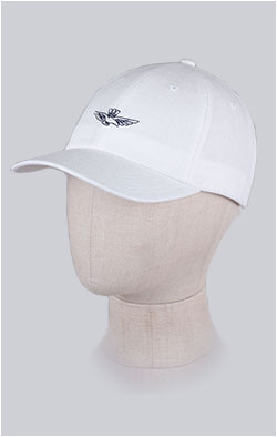 Бейсболка AERONAUTICA MILITARE SS 26/CN off white (HA 1245)
