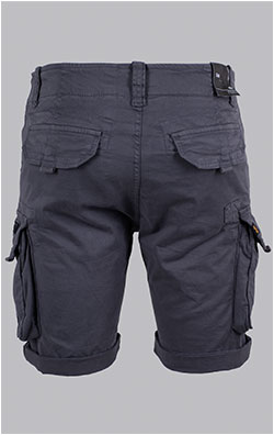 Шорты карго ALPHA INDUSTRIES CREW SHORT vintage grey