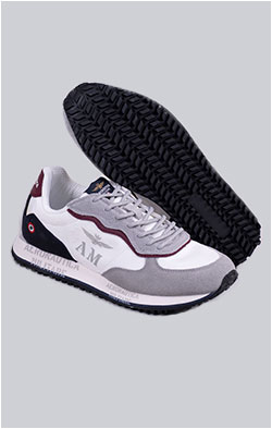 Кроссовки AERONAUTICA MILITARE (SC 0320) SS 26/CN off white/blue scuro/taupe