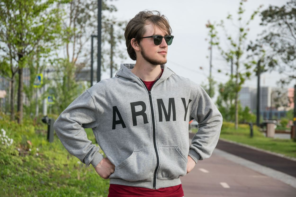 Толстовка Fostex ARMY толстовка с карманом на животе