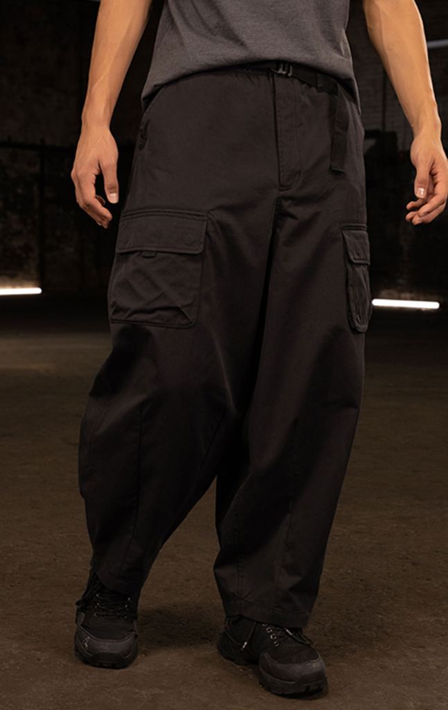 Брюки-карго ALPHA INDUSTRIES OVERSIZED TACTICAL PANT FW 24/25 black фото 4