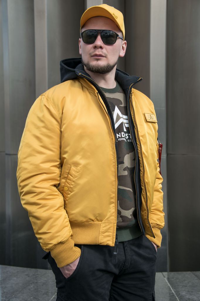 Мужской бомбер ALPHA INDUSTRIES D Tec MA 1 Мужской бомбер ALPHA INDUSTRIES D Tec MA 1