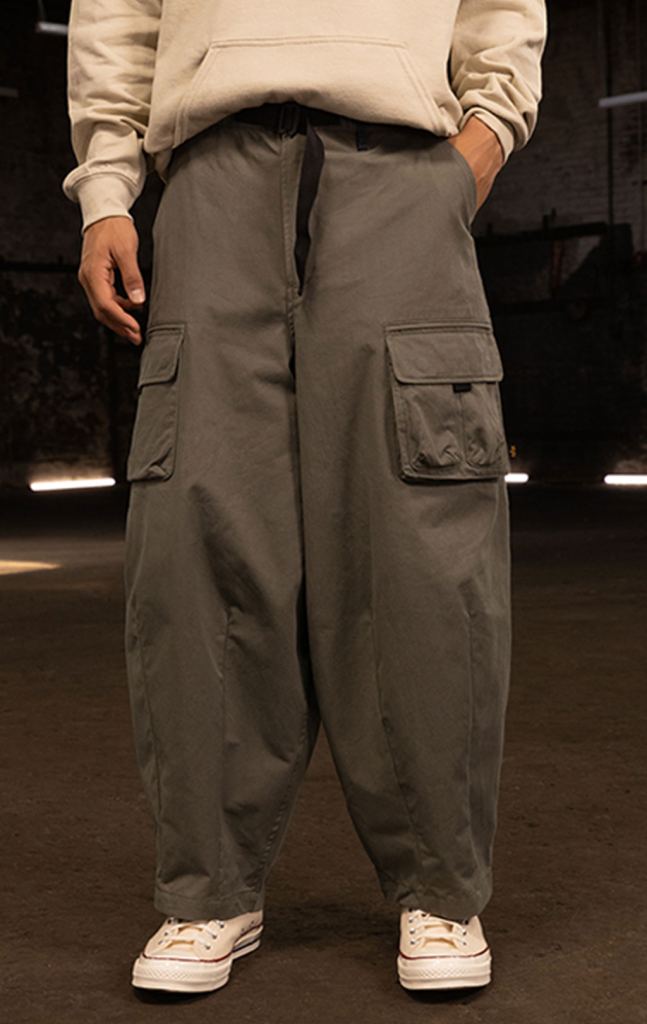 Брюки-карго ALPHA INDUSTRIES OVERSIZED TACTICAL PANT FW 24/25 field grey фото 4