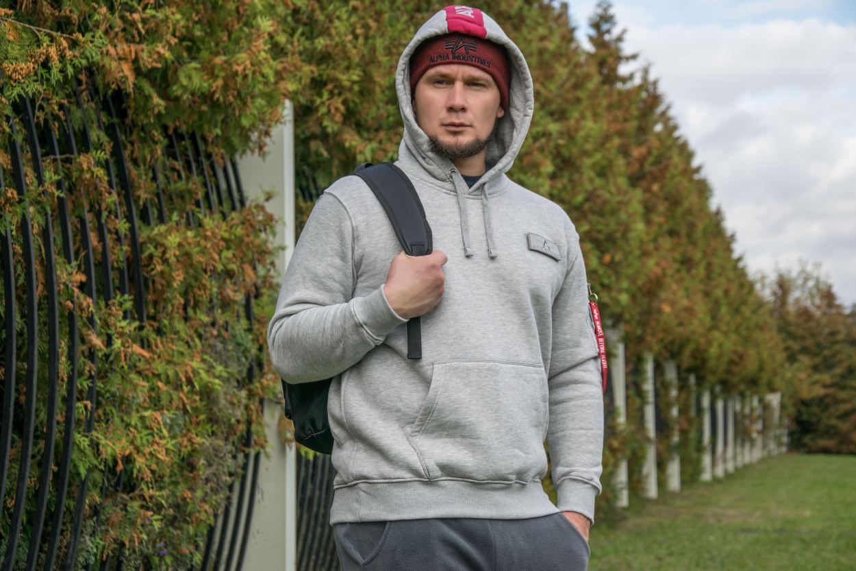 Толстовка Alpha Industries толстовка брендовая
