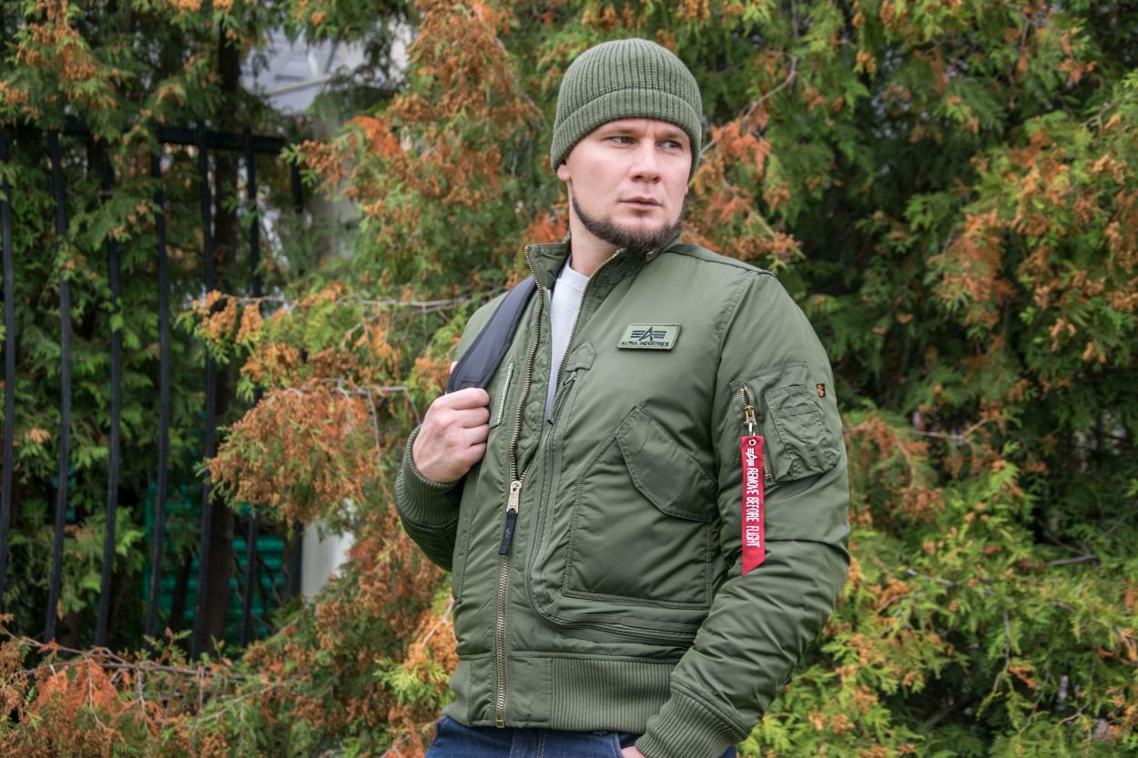 Куртка Alpha Industries куртка с трикотажным поясом