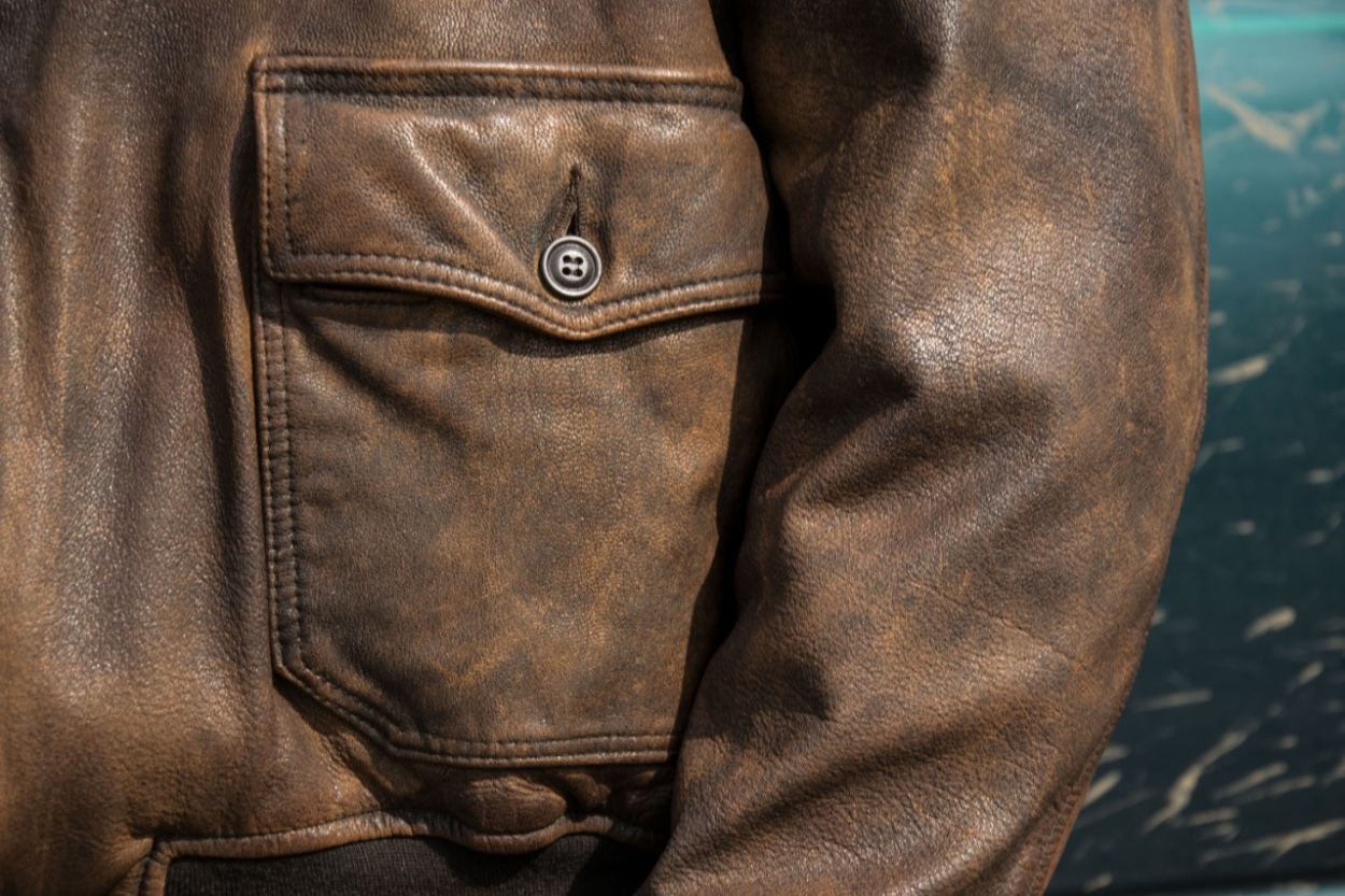 Куртка-пилот COCKPIT VINTAGE CPT HELLCAT G-1 кожа brown Куртка-пилот COCKPIT VINTAGE CPT HELLCAT G-1 кожа brown