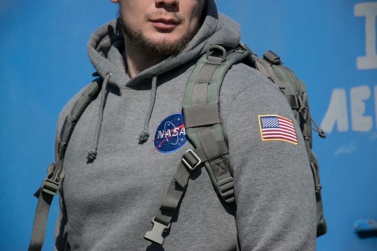 Толстовка Alpha Industries толстовка с нашивками