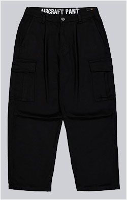 Брюки-карго ALPHA INDUSTRIES AIRCRAFT PANT black