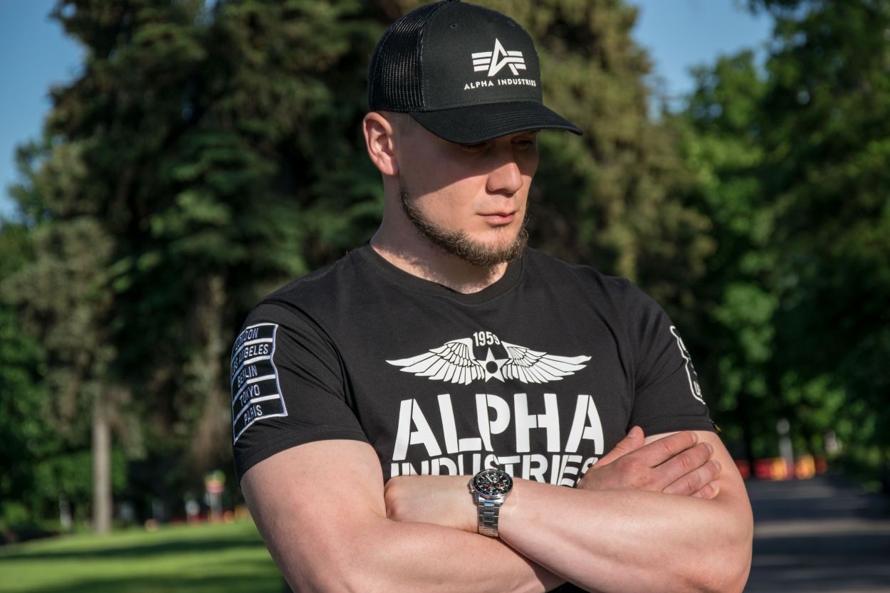 Футболка Alpha футболка с круглым вырезом