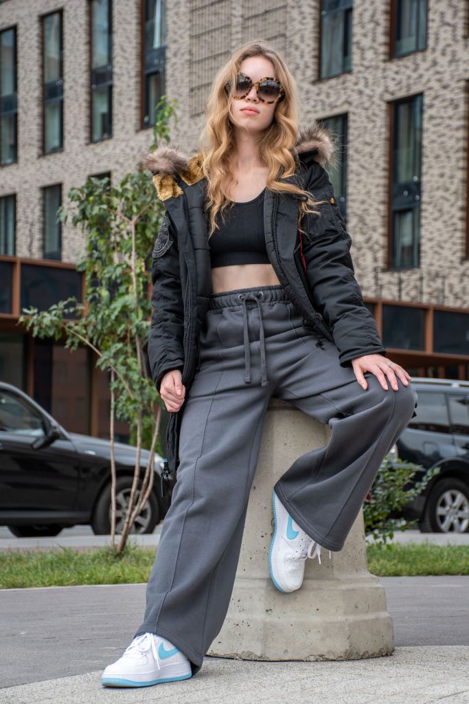 Женская аляска ALPHA INDUSTRIES EXPLORER натур. мех black фото 3