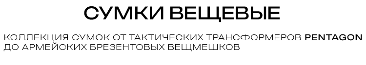 СУМКИ ВЕЩЕВЫЕ