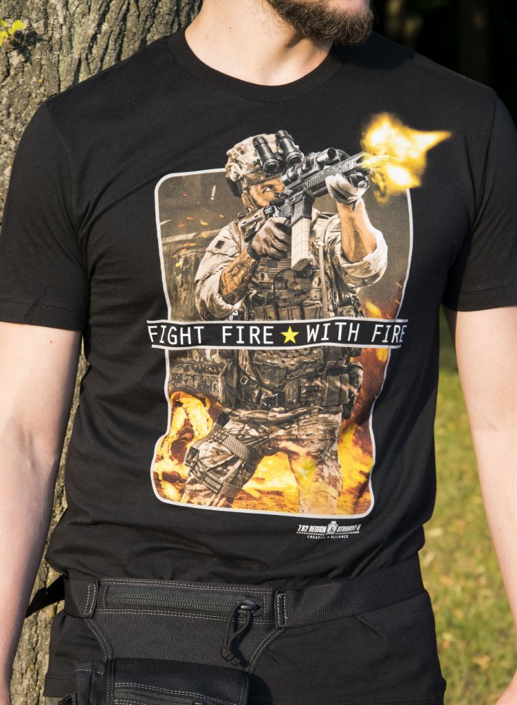 Футболка 7.62 Design FIGHT FIRE WITH FIRE Футболка 7.62 Design FIGHT FIRE WITH FIRE