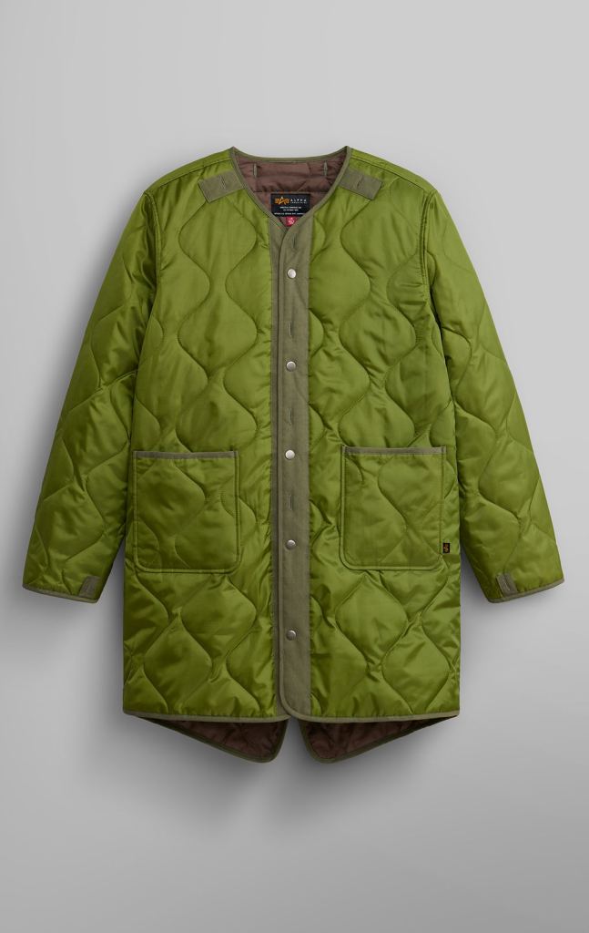 Куртка ALPHA INDUSTRIES LONG LINER M-65 FW 24/25 OG-107 green фото 4