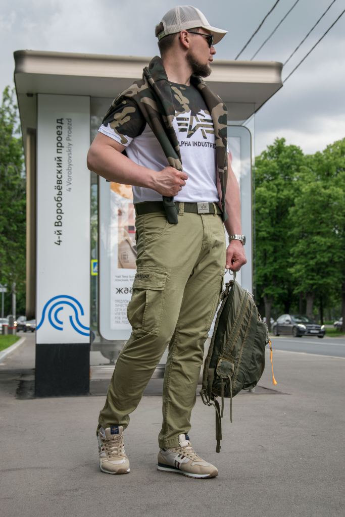 Футболка Alpha Industries футболка с коротким рукавом