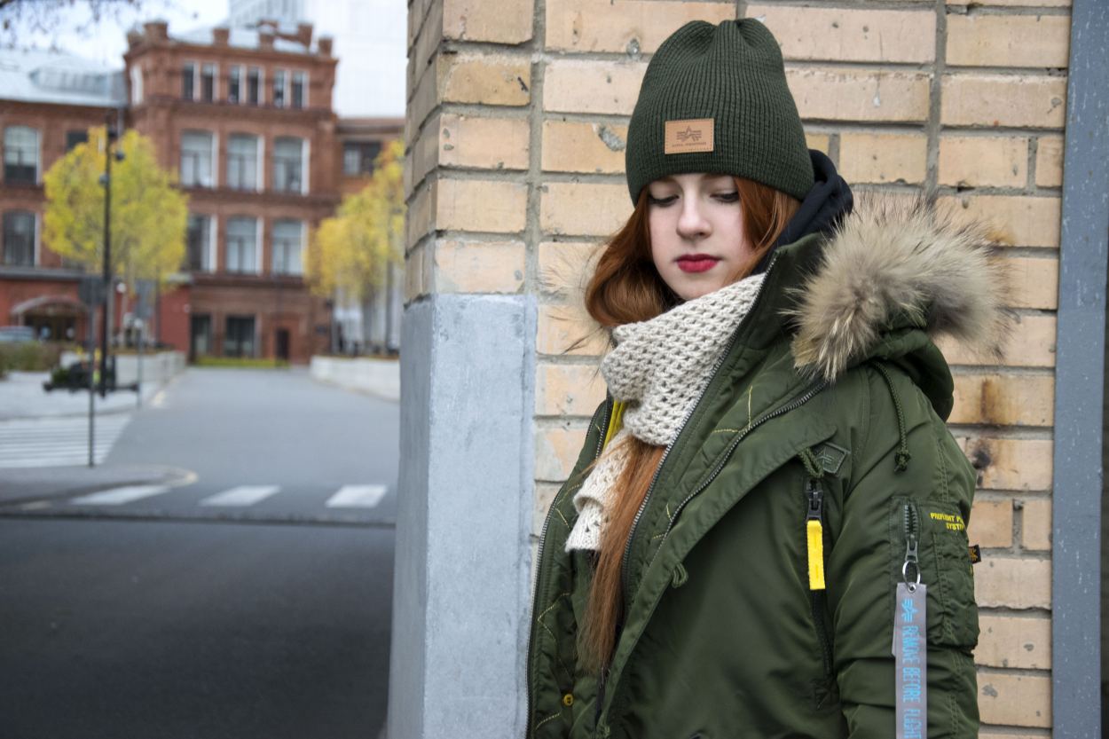 Женская аляска ALPHA INDUSTRIES PPS N-3B натур. мех dark green Женская аляска ALPHA INDUSTRIES PPS N-3B натур. мех dark green