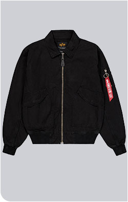 Ветровка ALPHA INDUSTRIES CWU 36/P CANVAS black