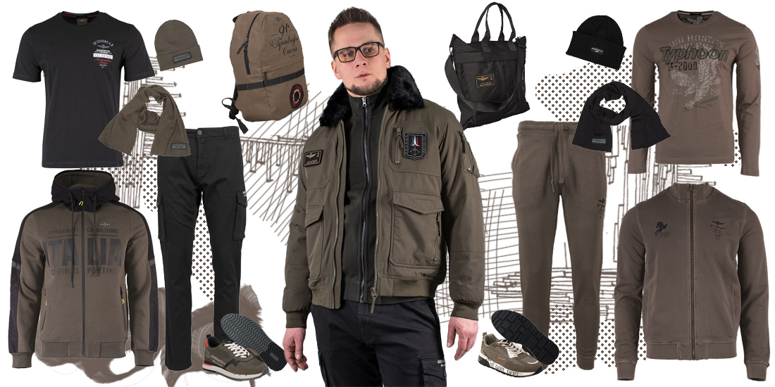 Модные мужские куртки: мужская куртка-пилот Aeronautica Militare Модные мужские куртки: мужская куртка-пилот Aeronautica Militare