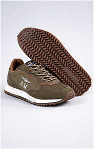 Кроссовки AERONAUTICA MILITARE (SC 0320) SS 26/CN verde militare