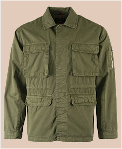 Ветровка ALPHA INDUSTRIES M-65 FIELD JACKET LW dark olive
