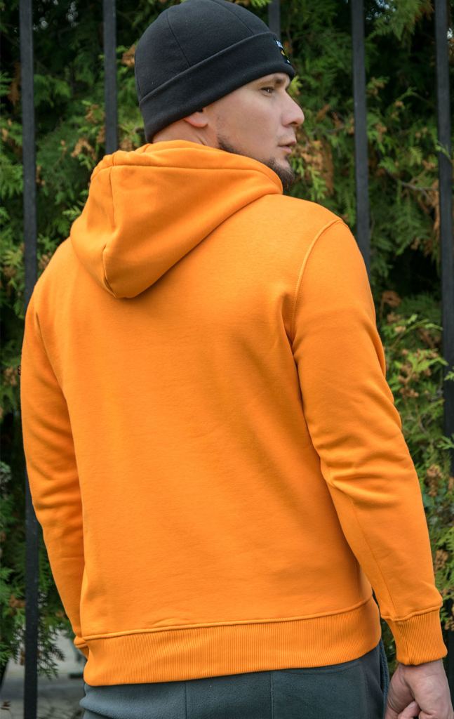 Толстовка с капюшоном ALPHA INDUSTRIES ALPHA LABEL HOODY Alpha orange фото 2 Толстовка с капюшоном ALPHA INDUSTRIES ALPHA LABEL HOODY Alpha orange фото 2