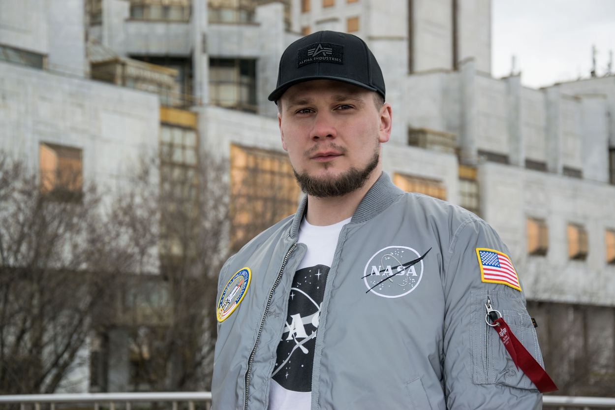 Бомбер Alpha бомбер с нашивками