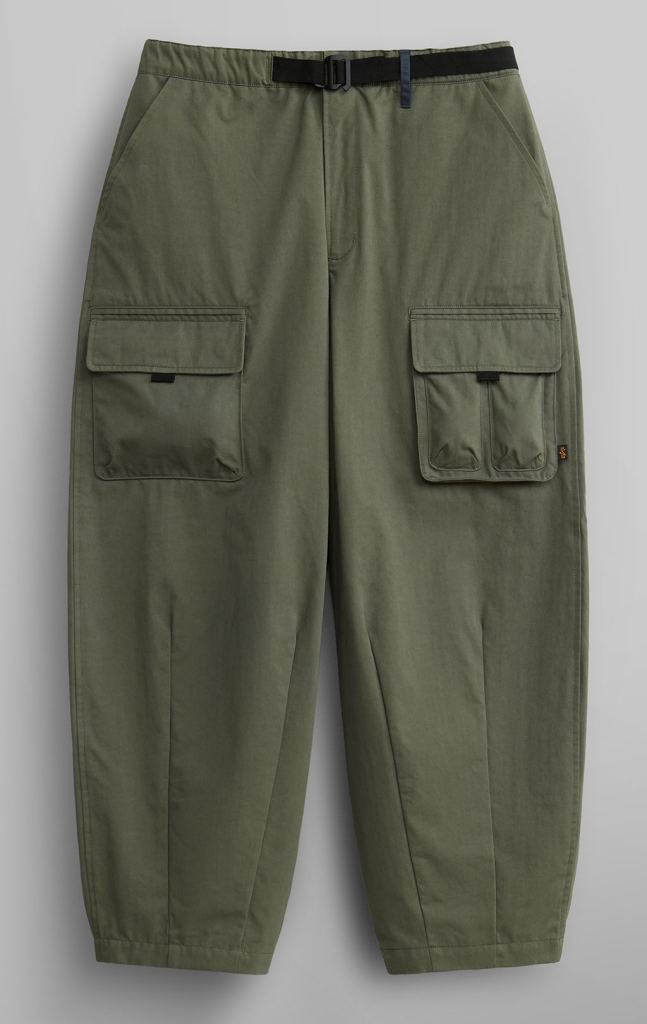 Брюки-карго ALPHA INDUSTRIES OVERSIZED TACTICAL PANT FW 24/25 field grey фото 5