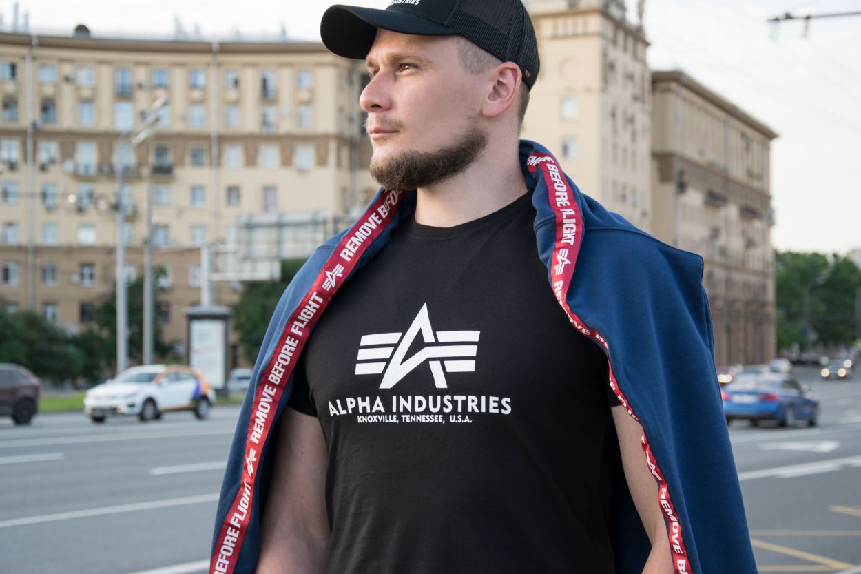 Футболка мужская альфа индастриз Футболка мужская альфа индастриз