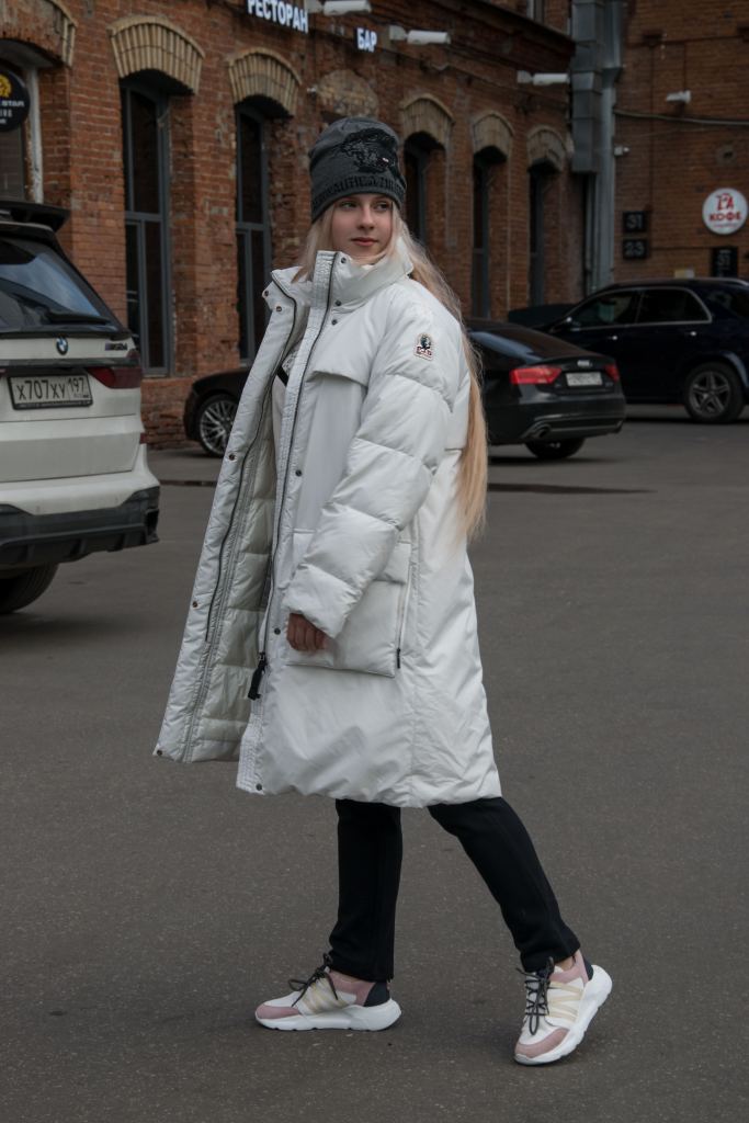 Женское пальто утеплённое PARAJUMPERS KAISHA FW 20/21 off white