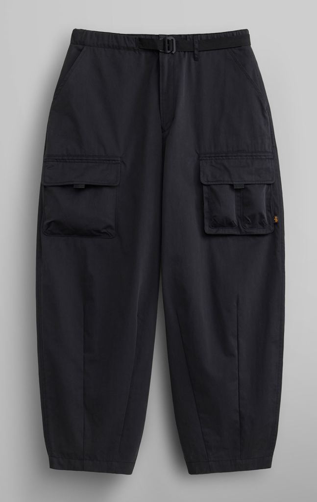 Брюки-карго ALPHA INDUSTRIES OVERSIZED TACTICAL PANT FW 24/25 black фото 5