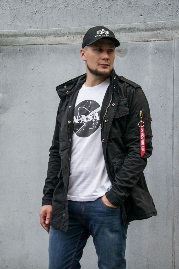 Ветровка ALPHA INDUSTRIES HUNTINGTON M-65 black фото 2 Ветровка ALPHA INDUSTRIES HUNTINGTON M-65 black фото 2