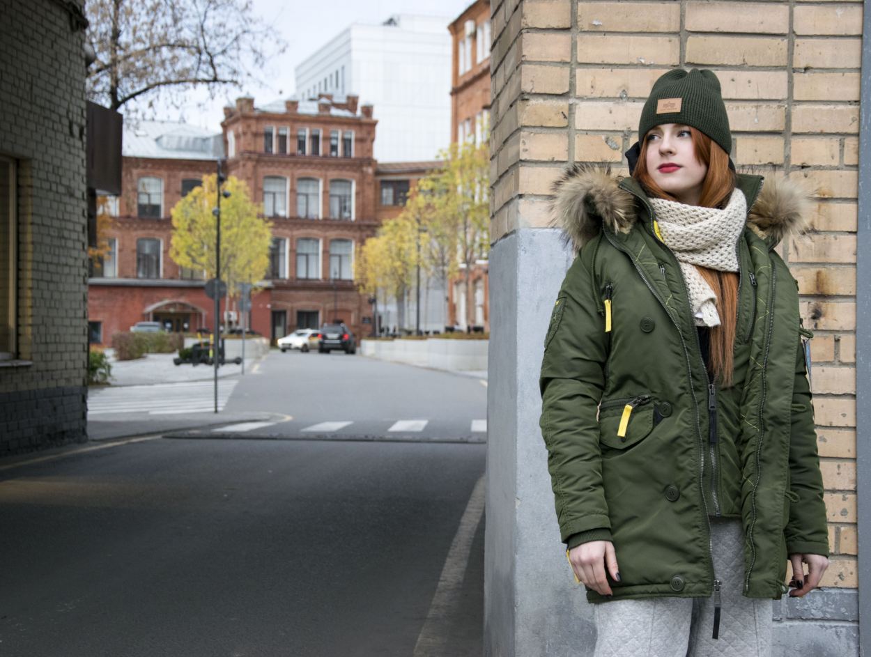 Женская аляска ALPHA INDUSTRIES PPS N-3B натур. мех dark green Женская аляска ALPHA INDUSTRIES PPS N-3B натур. мех dark green