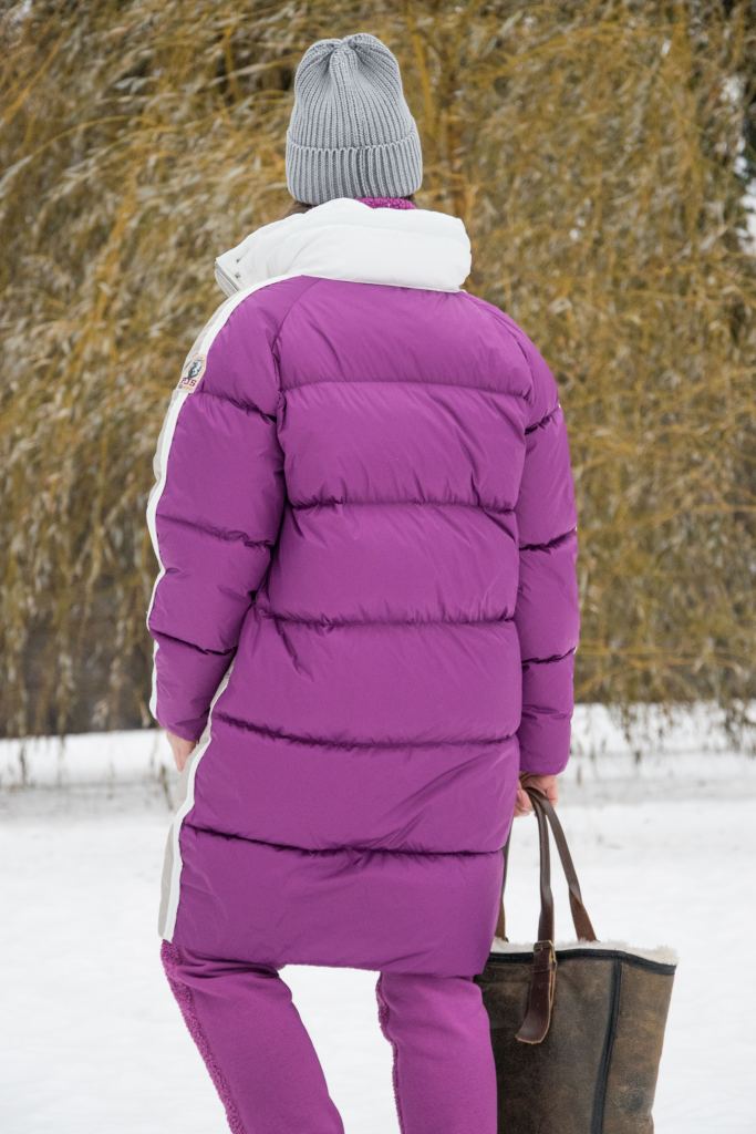Женское пальто пуховое PARAJUMPERS JADA FW 22-23 silver-grey-deep-orchid Женское пальто пуховое PARAJUMPERS JADA FW 22-23 silver-grey-deep-orchid