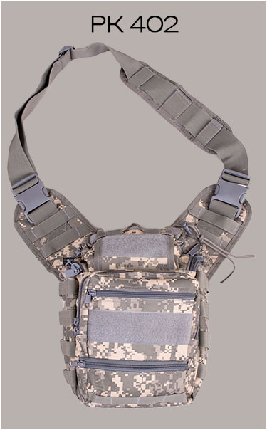 Сумка через плечо тактическая Hausheng SLING MOLLE 25x15x30 acu PK-402