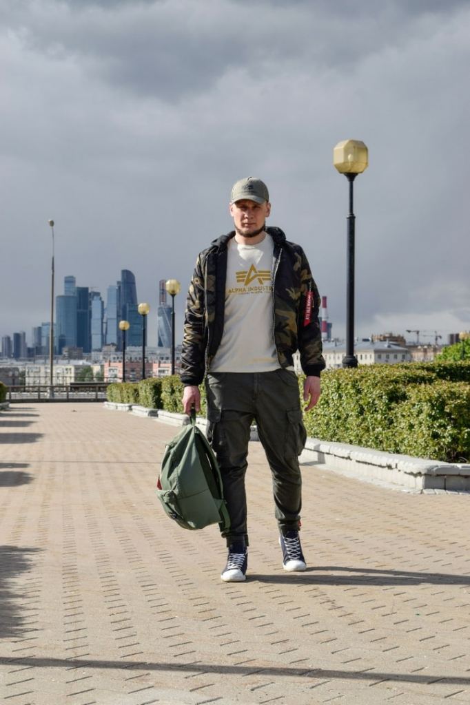 Футболка мужская Alpha Industries Футболка мужская Alpha Industries